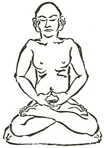 Crossing the legs in zazen