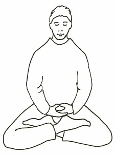 坐禅における足の組み方