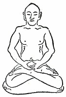 Crossing the legs in zazen